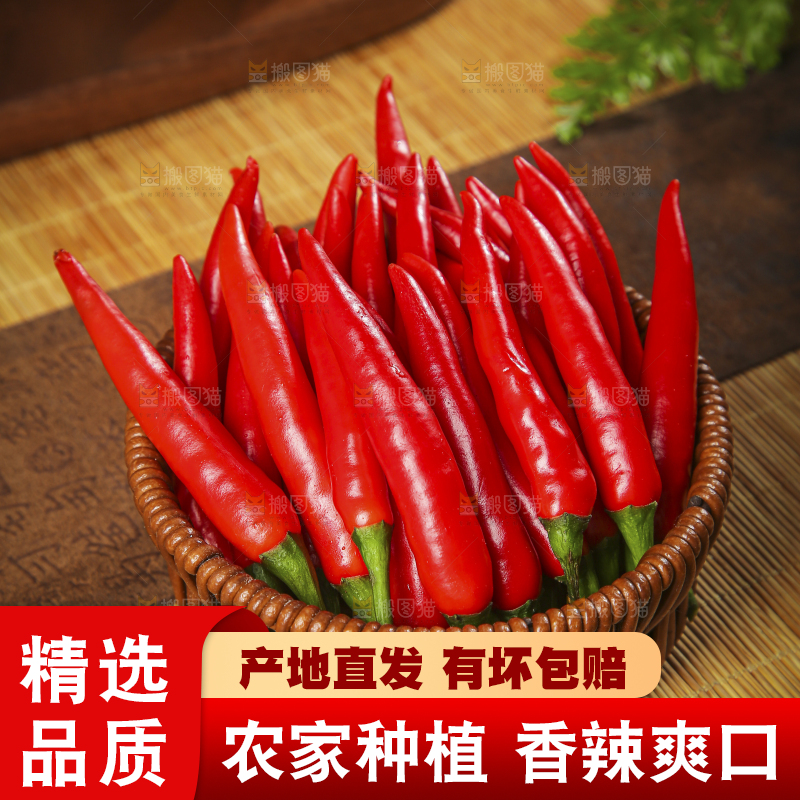 深底上的农家小米椒
