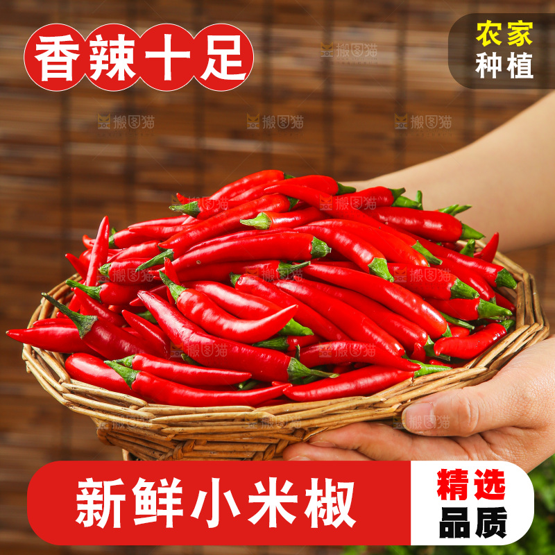 深底上的农家小米椒