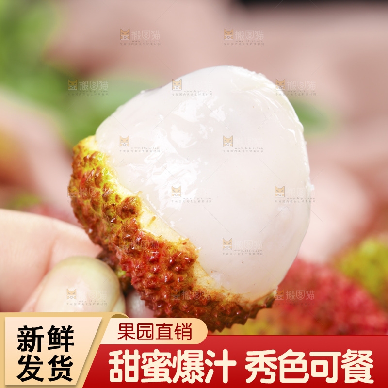 浅底上的妃子笑荔枝