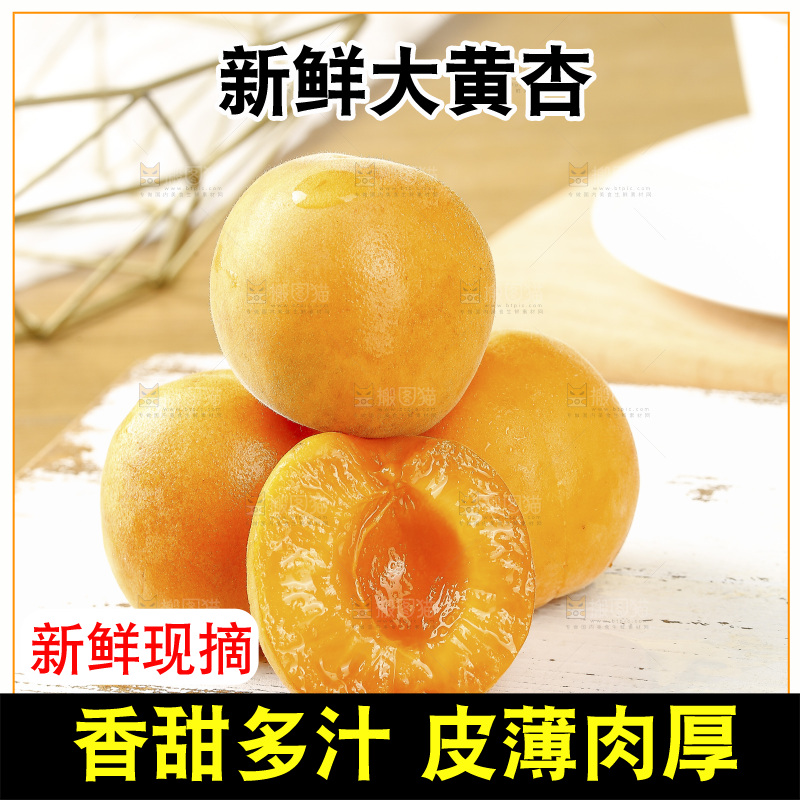 浅底上的大黄杏