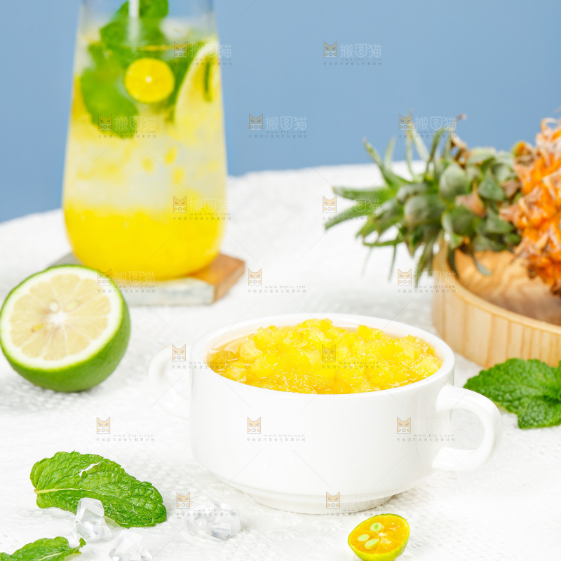浅底上的菠萝原浆