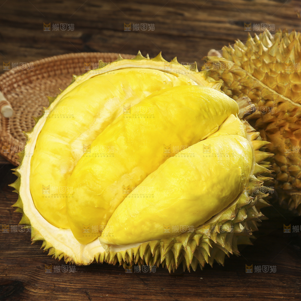 深底上的泰国榴莲