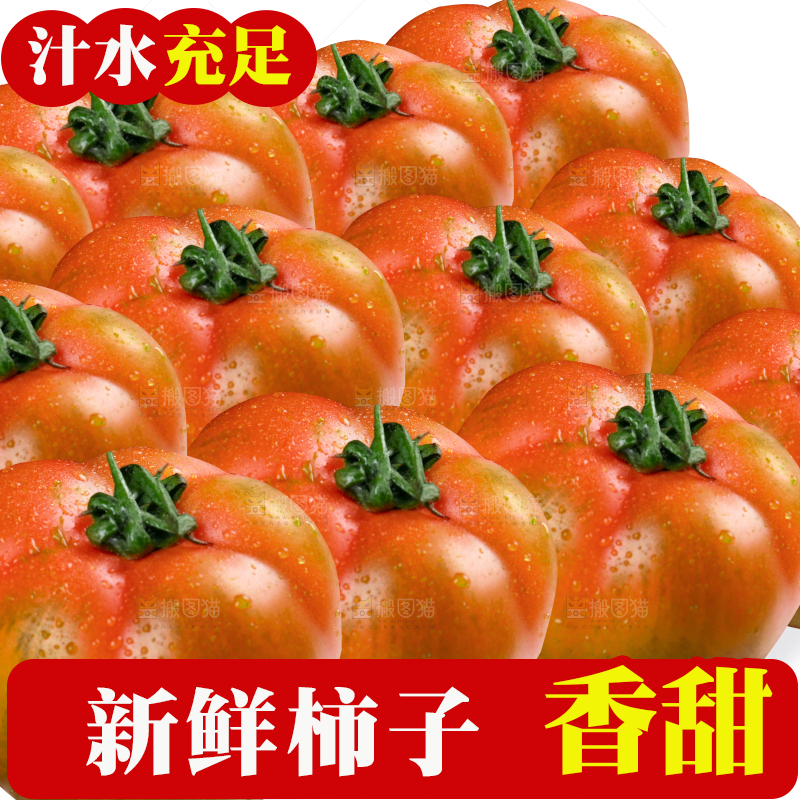 浅底上的铁皮柿子