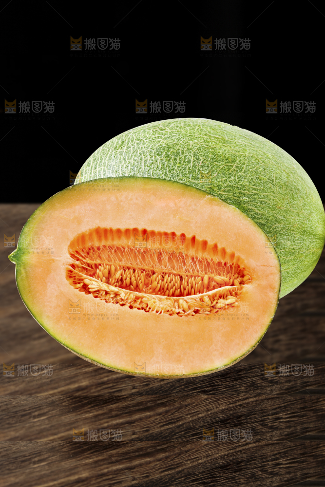 深底上的哈密瓜