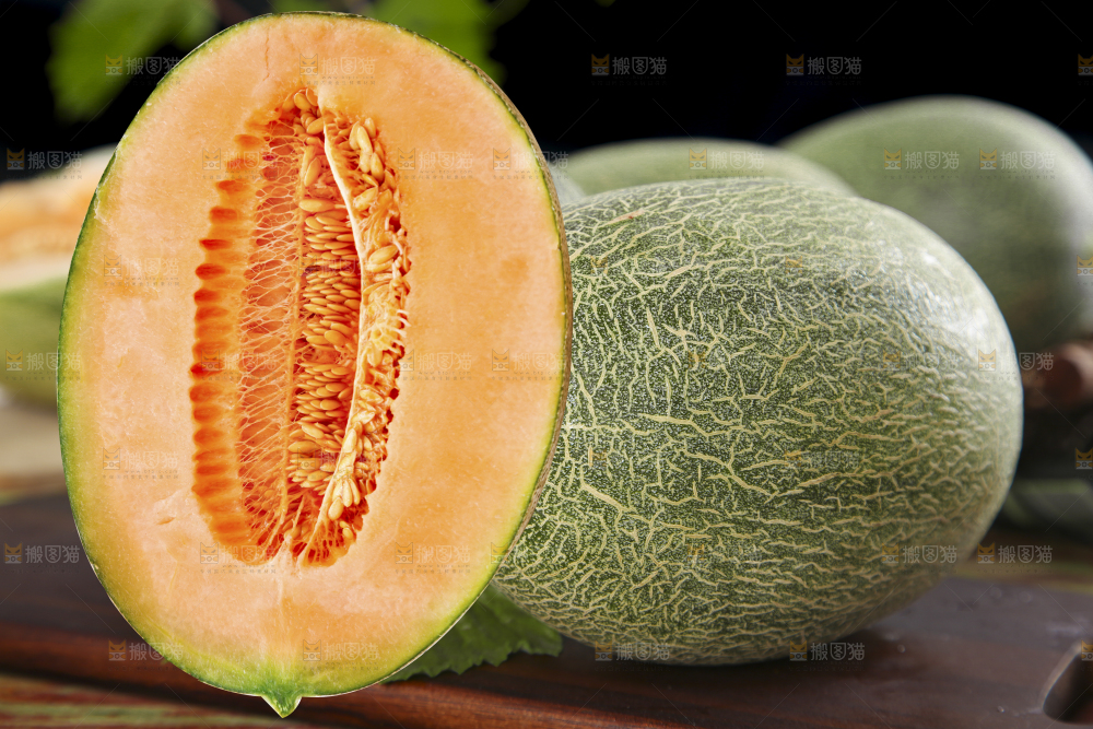 深底上的哈密瓜