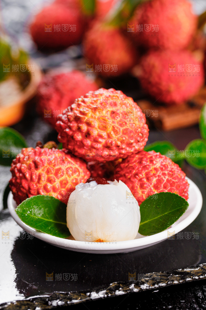 深底上的仙进奉荔枝