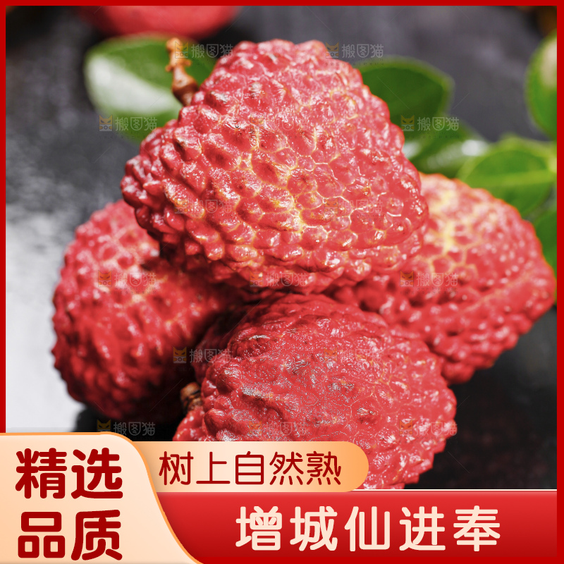 深底上的仙进奉荔枝