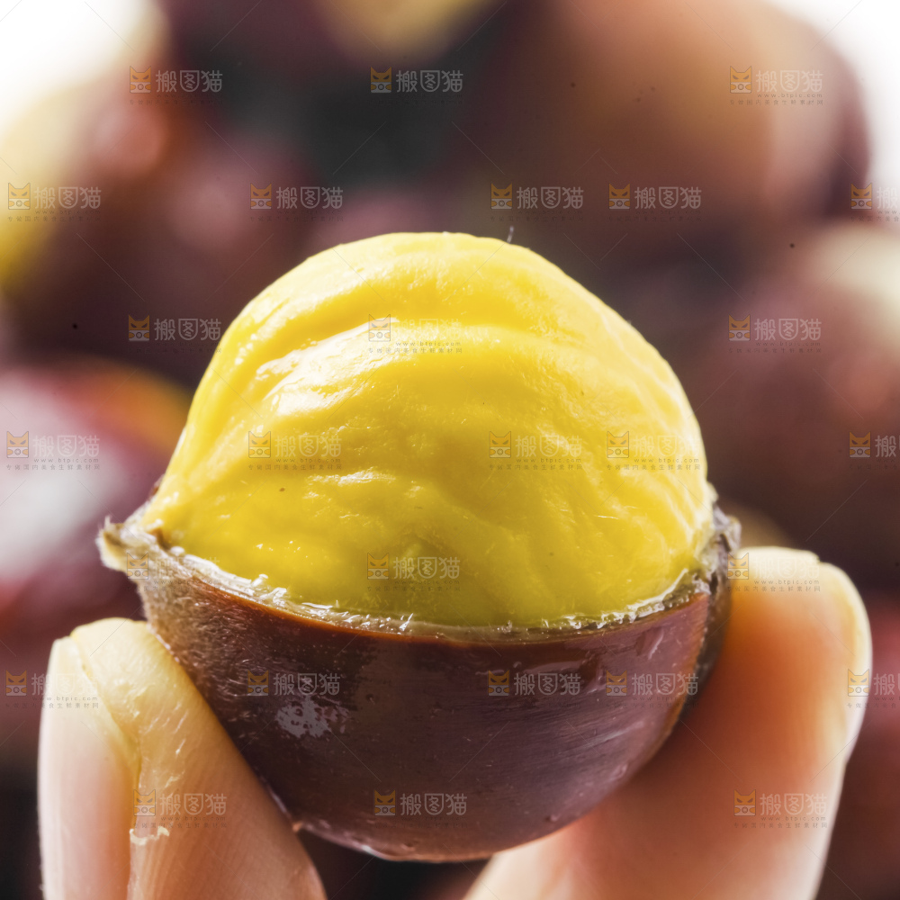 深底上的板栗