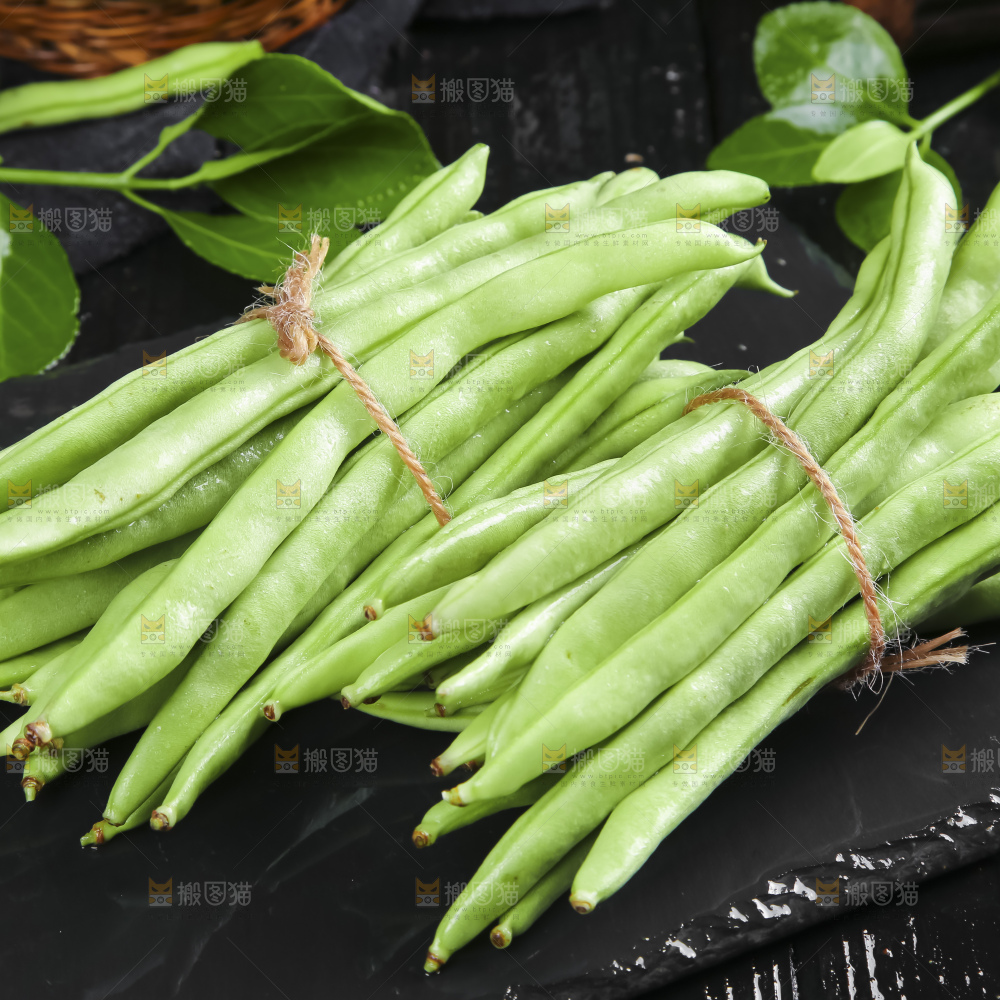 深底上的四季豆