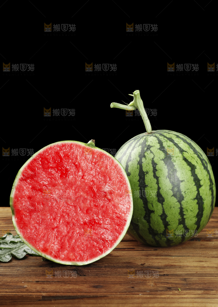 木底上的冰糖麒麟瓜