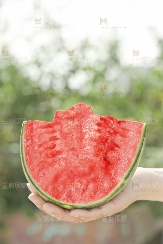 手剥西瓜