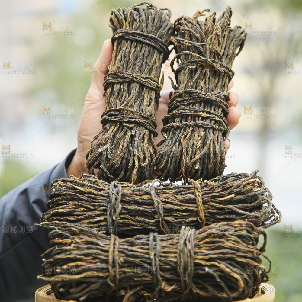 深底上的干豇豆