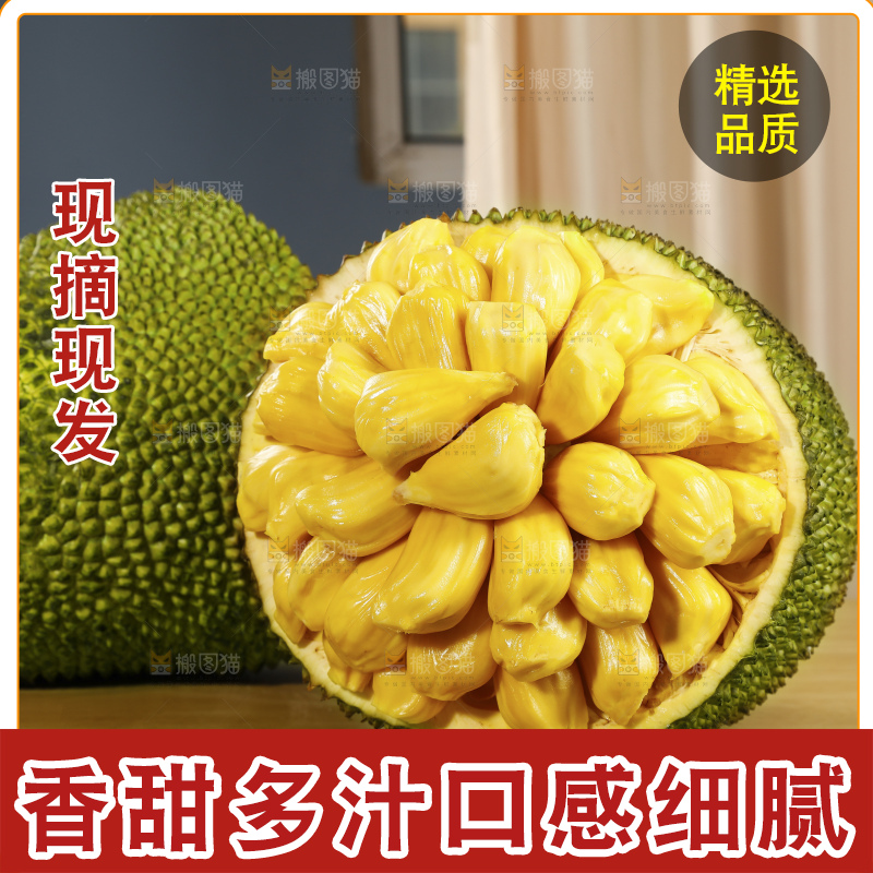 深底上的黄肉菠萝蜜