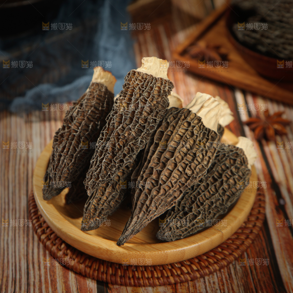 深底上的羊肚菌