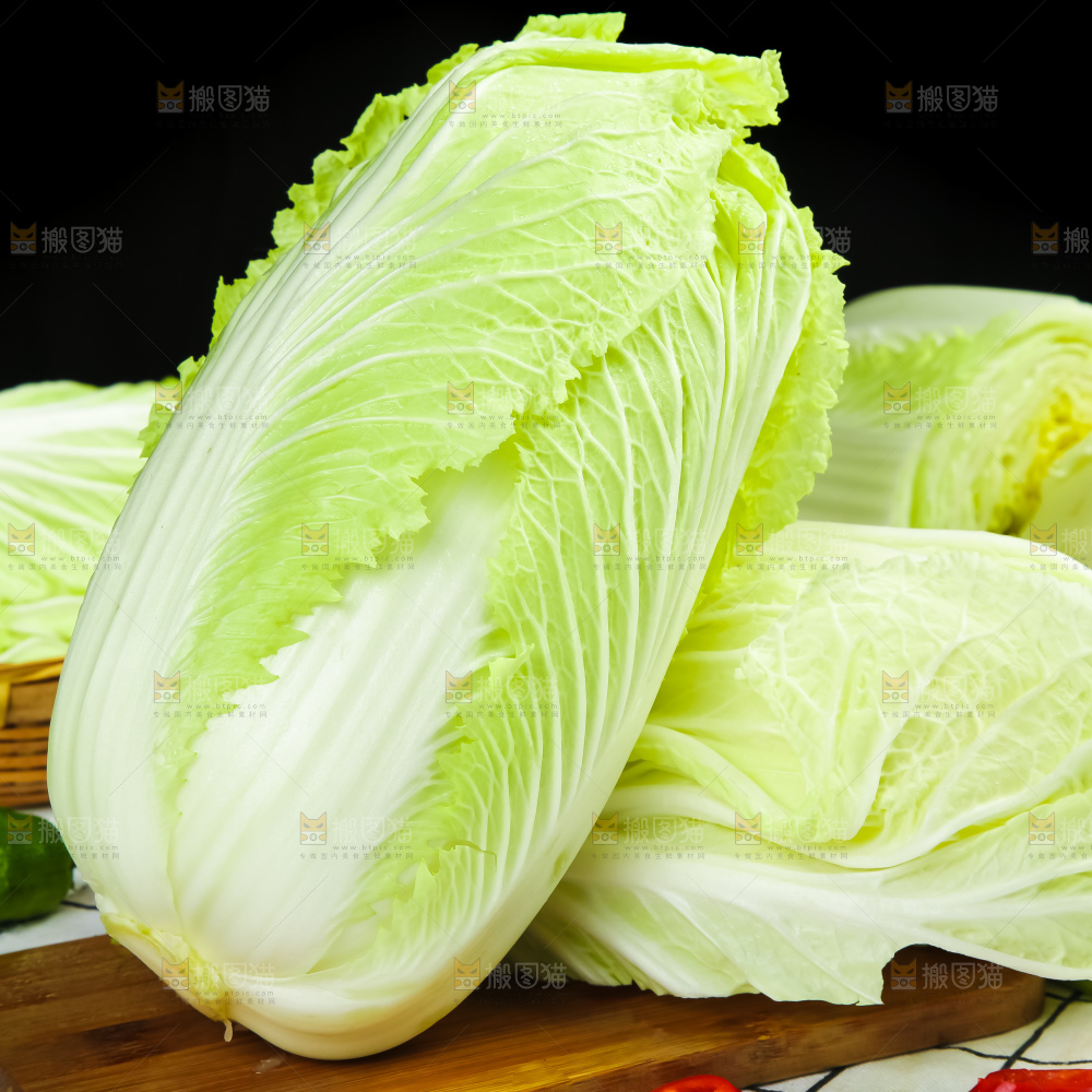 深底上的大白菜