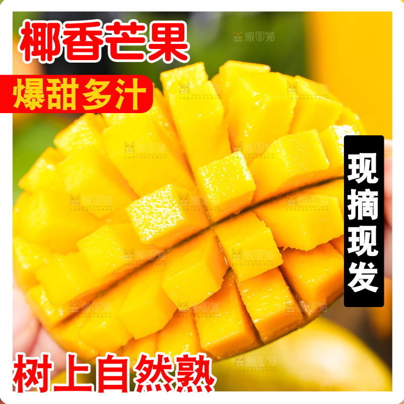 深底上的椰香芒