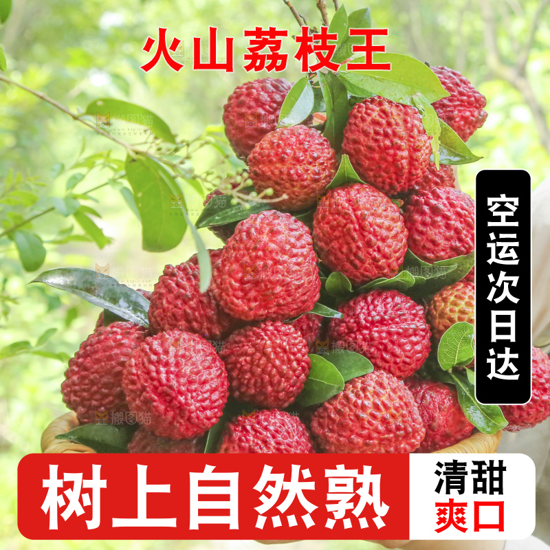 手里拿着荔枝王