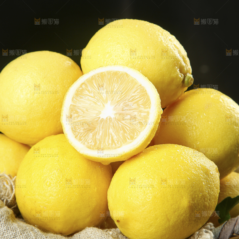 深底上的安岳黄柠檬
