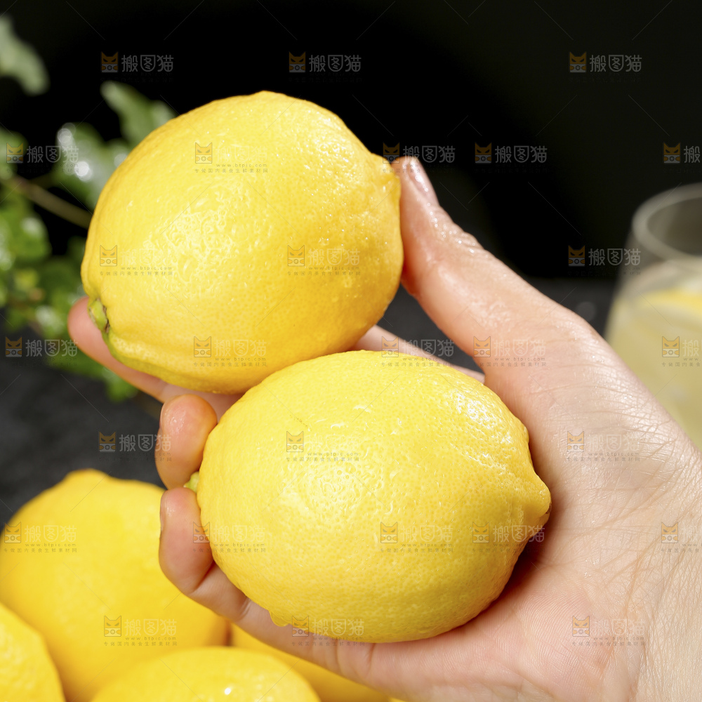 深底上的安岳黄柠檬