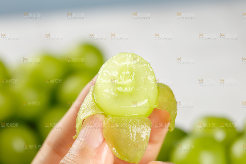 浅底上的阳光玫瑰青提
