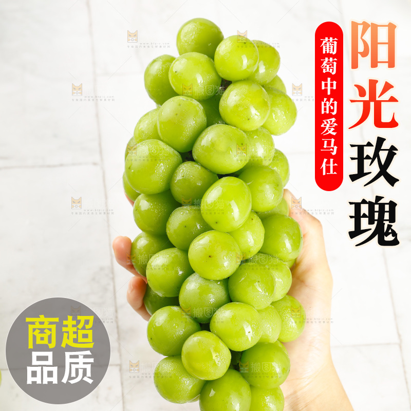 浅底上的阳光玫瑰青提