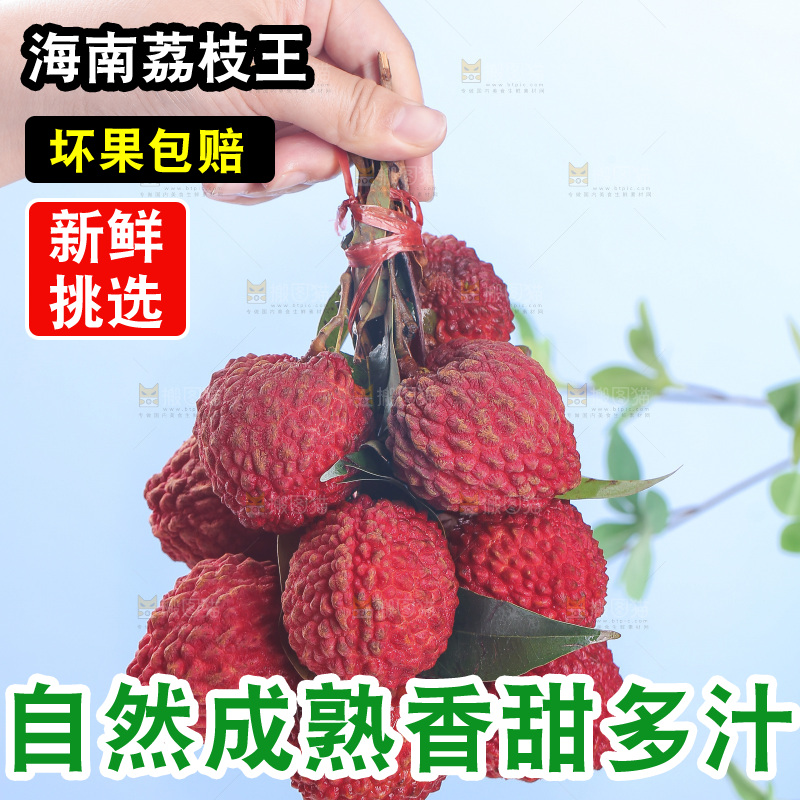 手里拿着荔枝王