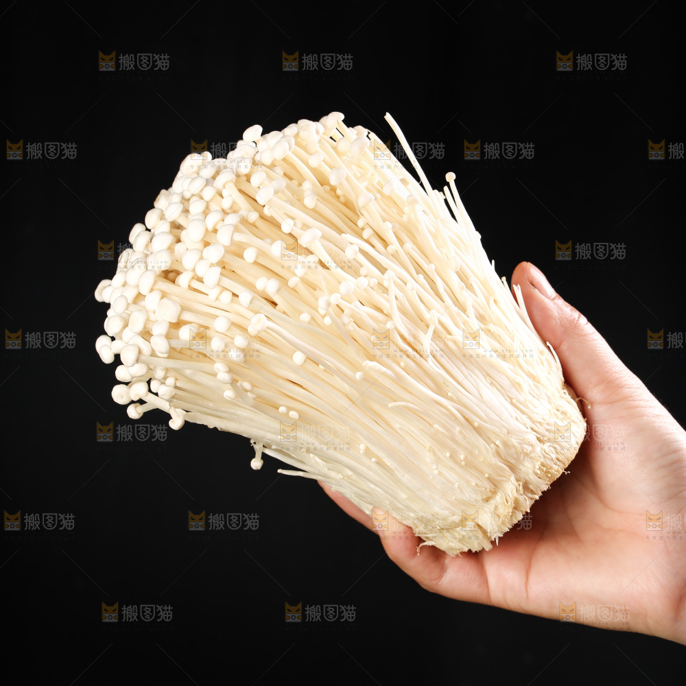 深底上的金针菇