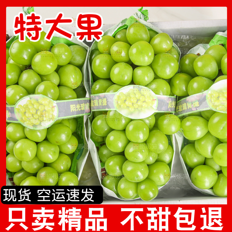 深底上的一箱阳光玫瑰