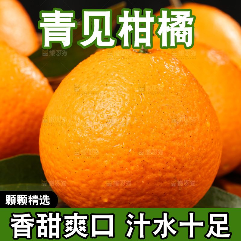 深底上的青见柑橘