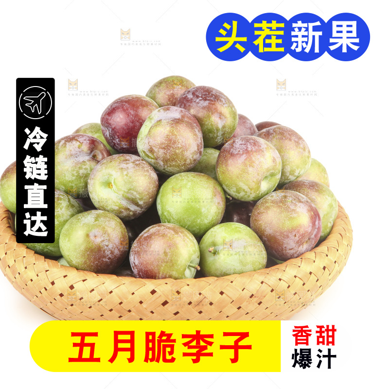 白底上的五月脆