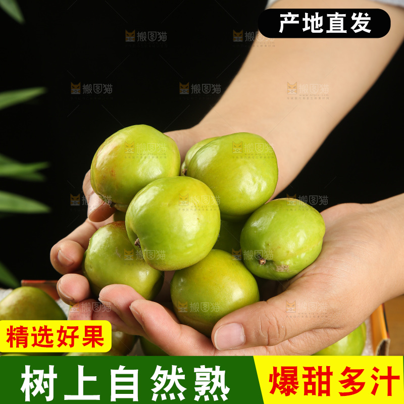 木底上的大梨杏