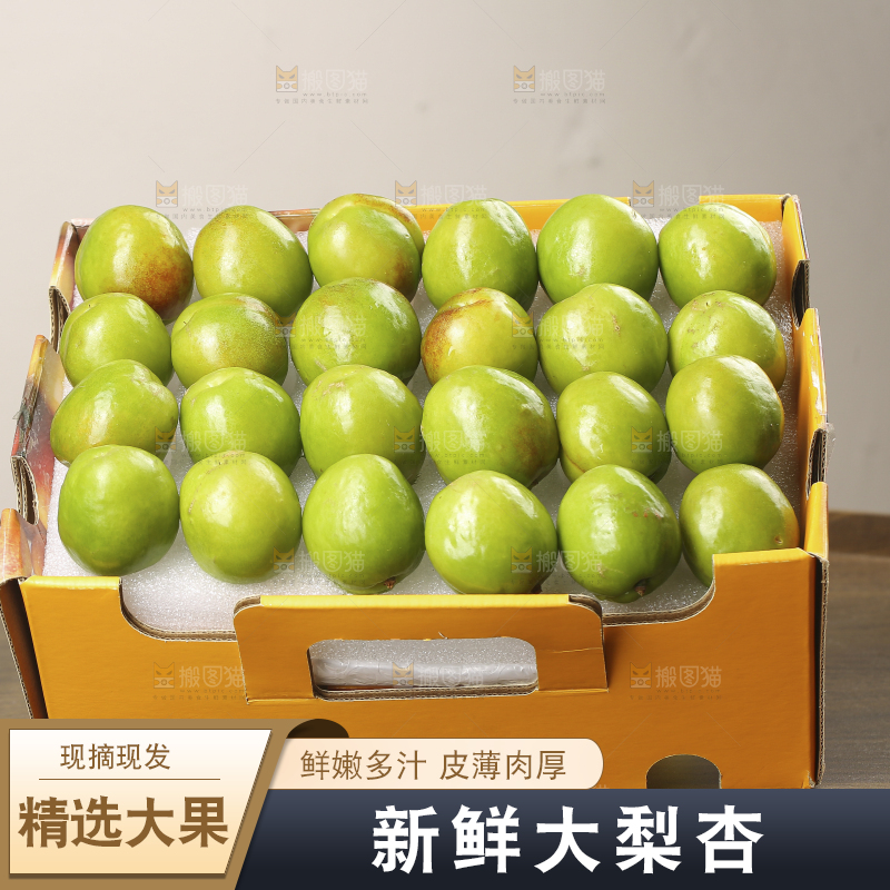 木底上的大梨杏