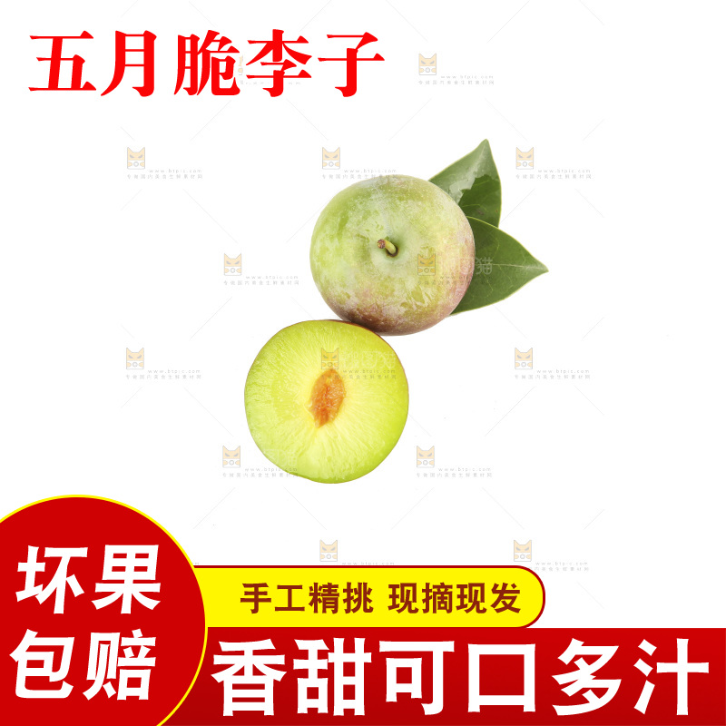 白底上的五月脆