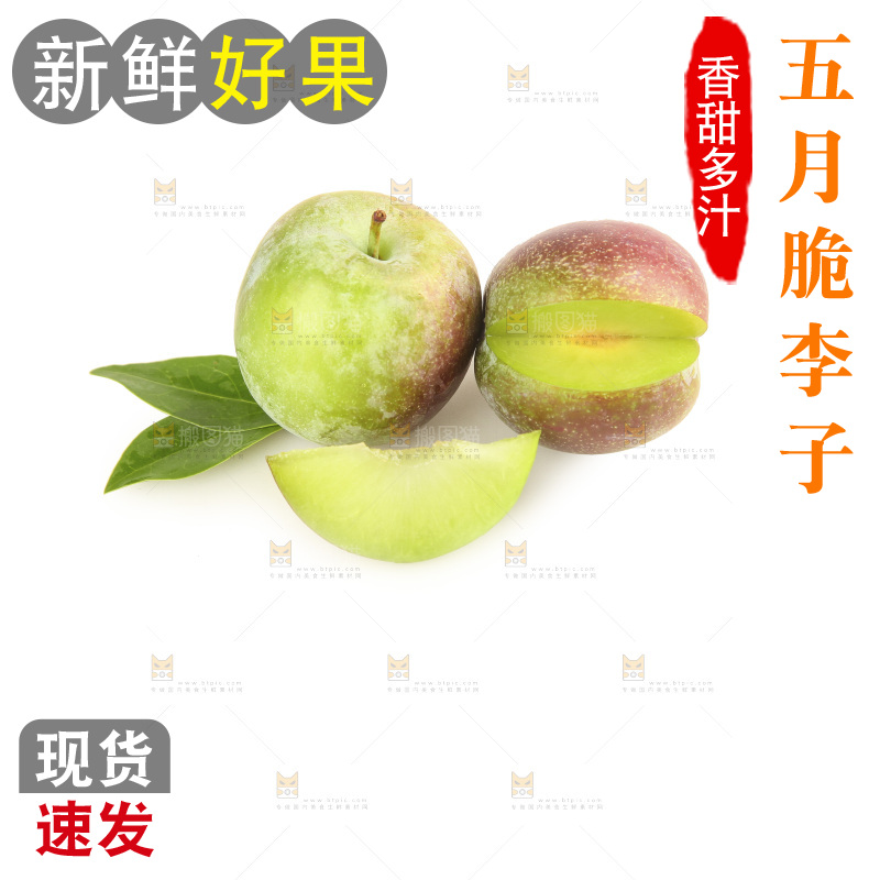 白底上的五月脆