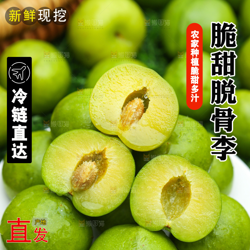 深底上放着的脱骨李