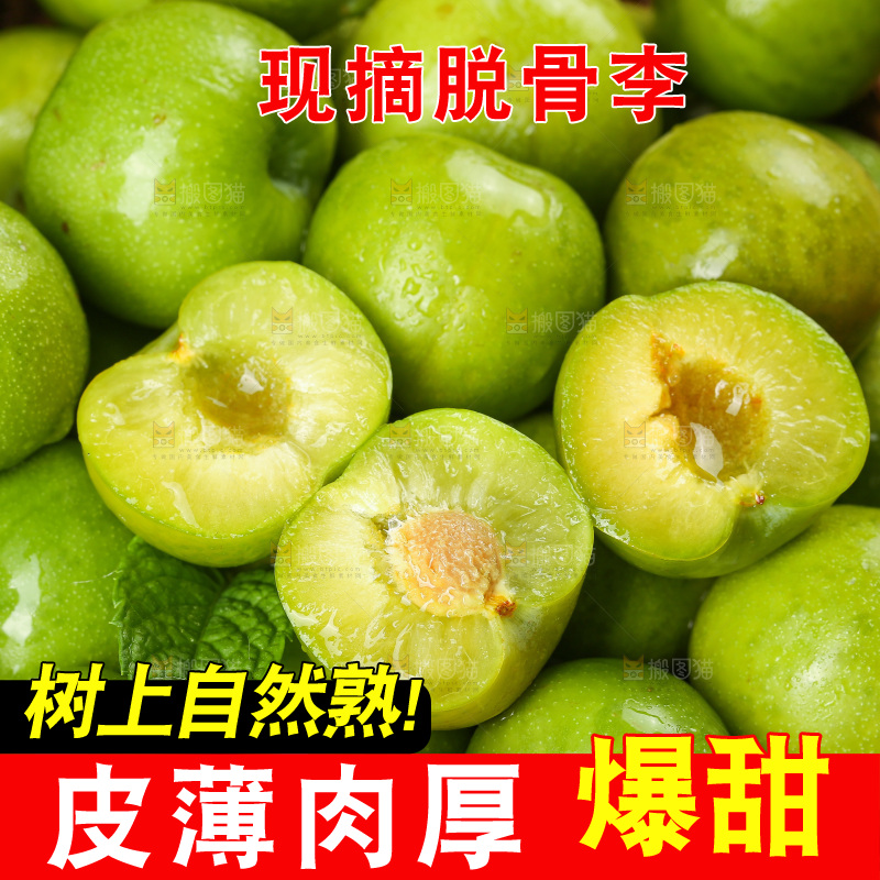 深底上放着的脱骨李