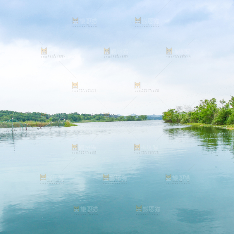 户外风景湖水