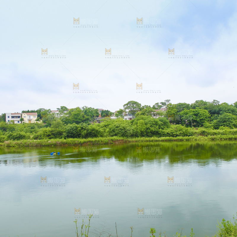 户外风景湖水