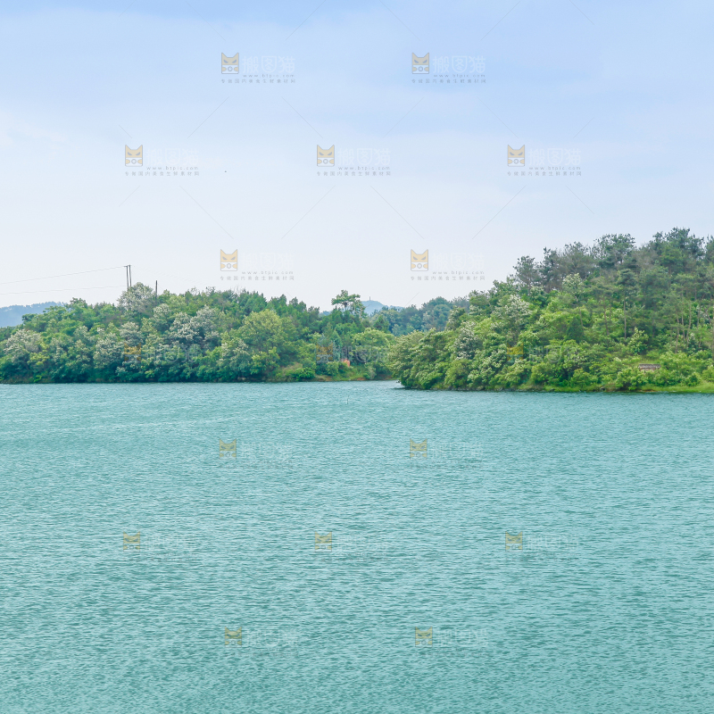 户外风景湖水