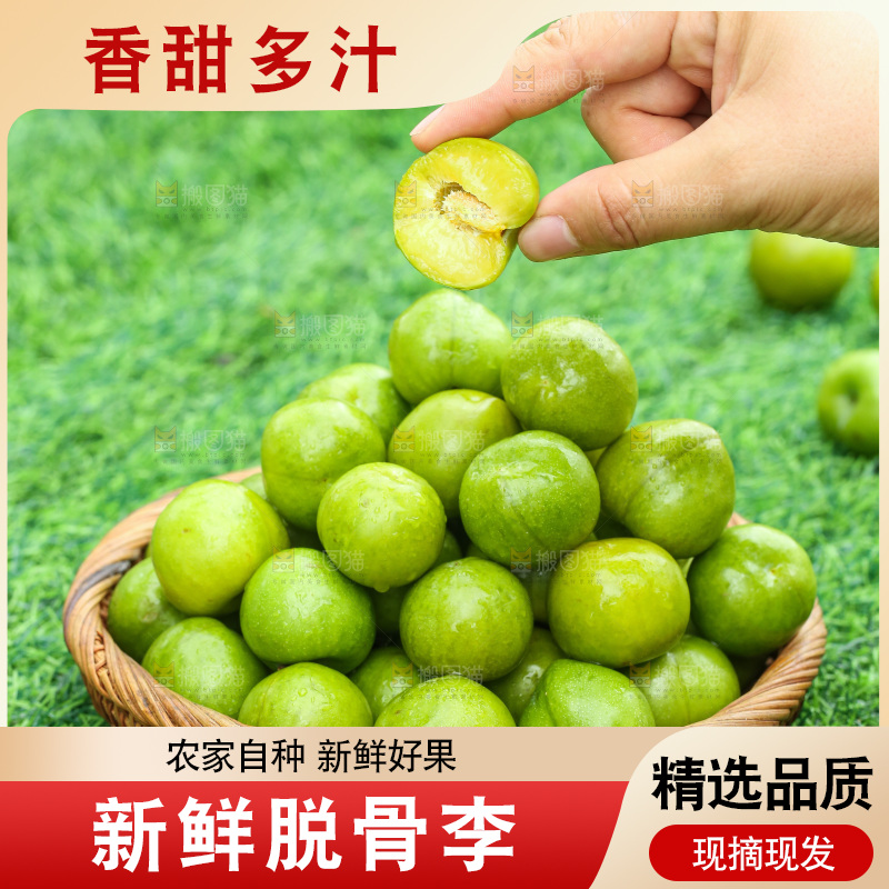 手里拿着脱骨李