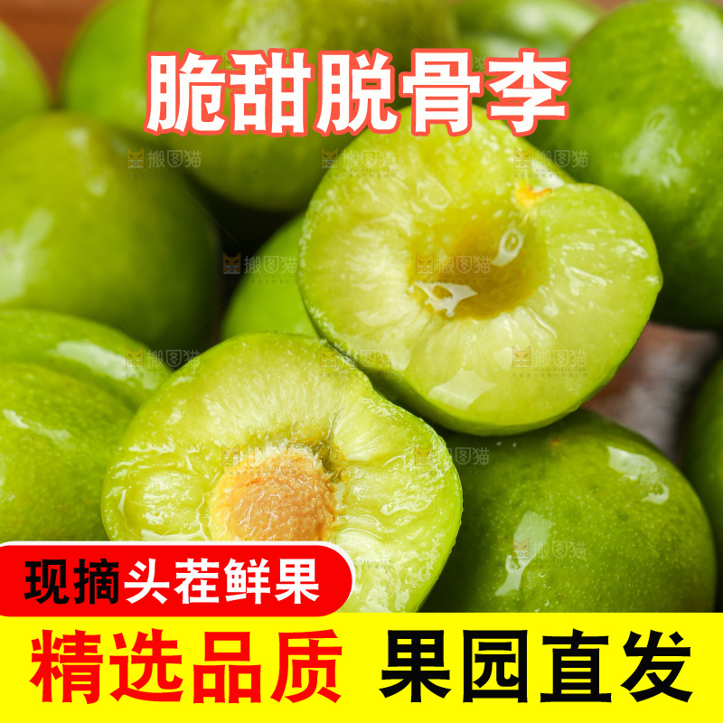 深底上放着的脱骨李