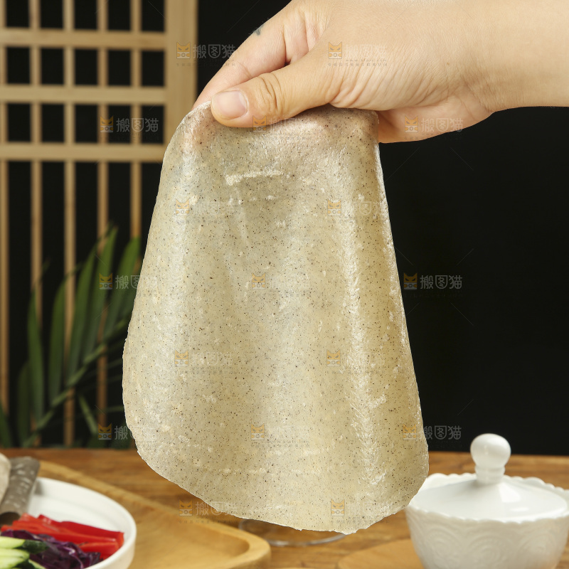 深底上的卷饼
