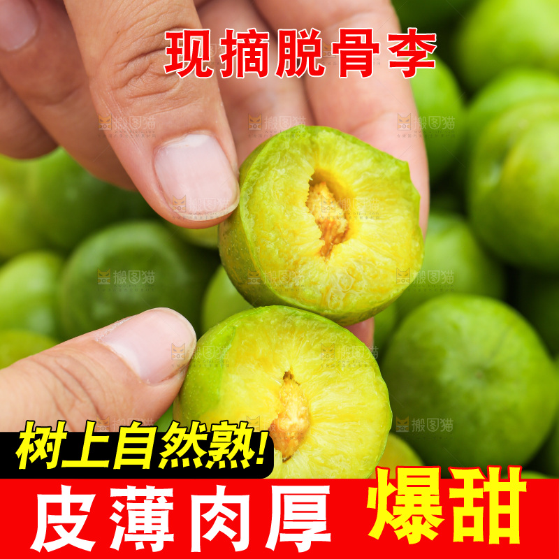 手里拿着脱骨李