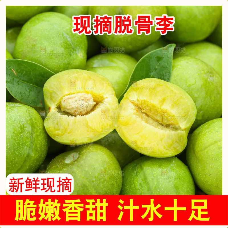 深底上放着的脱骨李