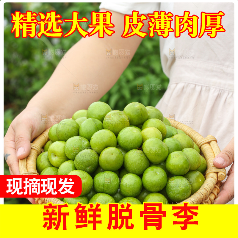 手里拿着脱骨李