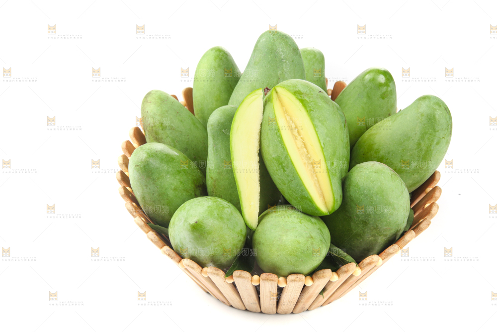 白底上的象牙芒