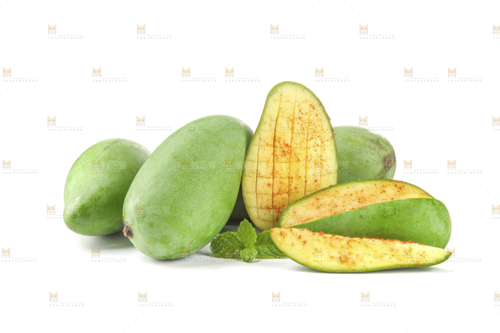 白底上的象牙芒