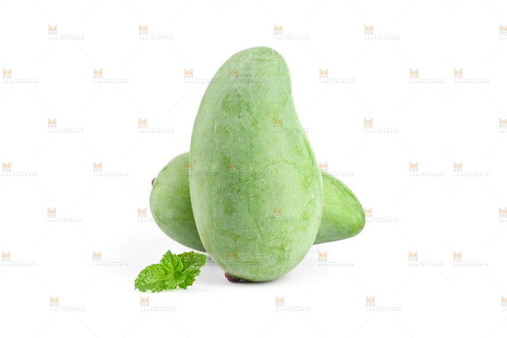 白底上的象牙芒