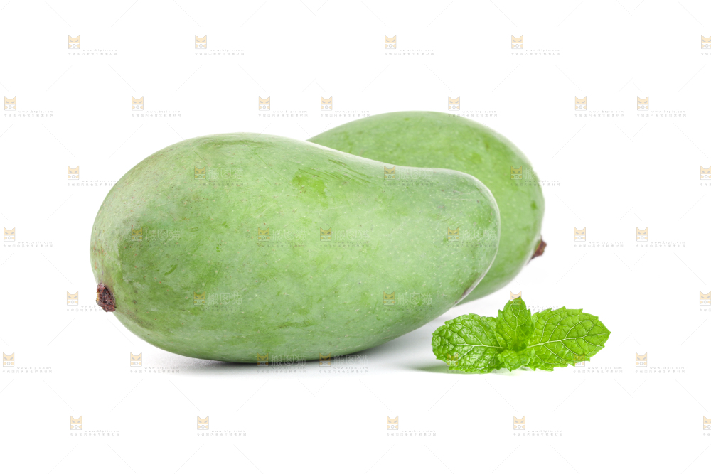 白底上的象牙芒