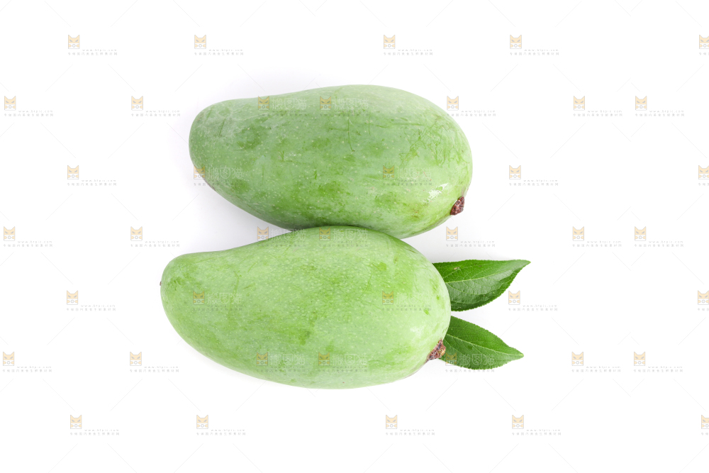 白底上的象牙芒